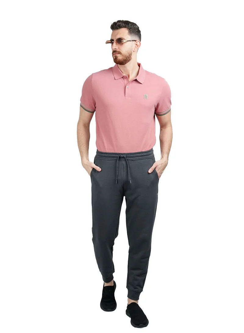 GIORDANO Men's French Terry Jogger Pants - Slim Fit, Elastic Waist, Comfortable & Stylish