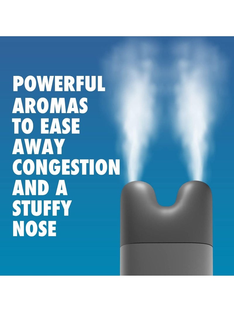 Sinus Clearing Inhaler - Sinus Pressure Nasal Inhaler for Congestion, Stuffy Nose Aromatherapy Inhaler with Natural Essential Oils - Respiratory Support 1PK