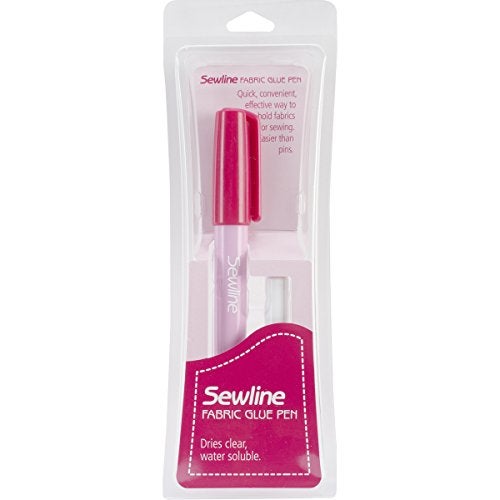 Sewline Riolis Sewline Water-Soluble Fabric Glue Pen with Refill-Blue - Image 3