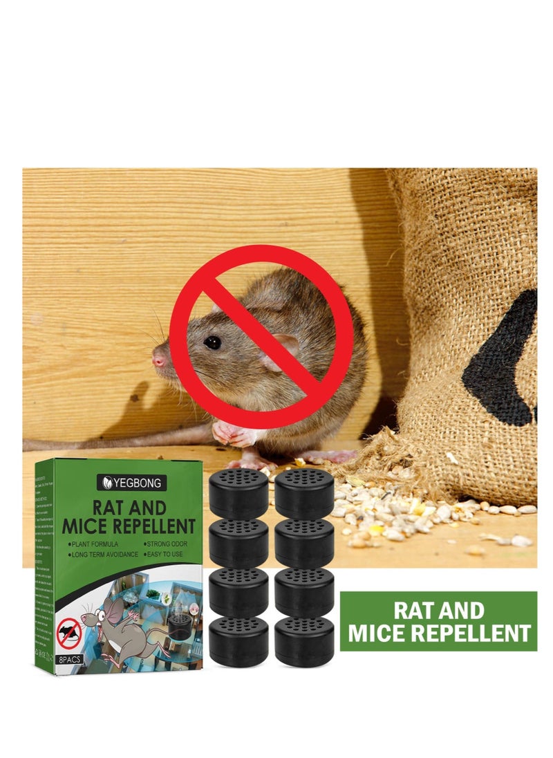 Mouse Repellent for Car, 8 Pcs Natural Mouse Repellent Peppermint Oil, for Repel Mice and Rats, Rodent Squrrels Repellent, Effective Repellent for Home, Car, Underhood, Garage, Indoor and Outdoor - Image 4