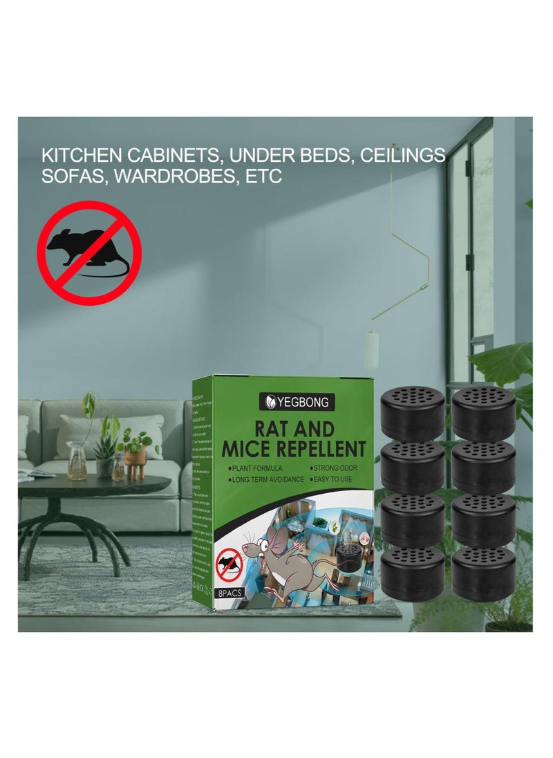 Mouse Repellent for Car, 8 Pcs Natural Mouse Repellent Peppermint Oil, for Repel Mice and Rats, Rodent Squrrels Repellent, Effective Repellent for Home, Car, Underhood, Garage, Indoor and Outdoor - Image 3