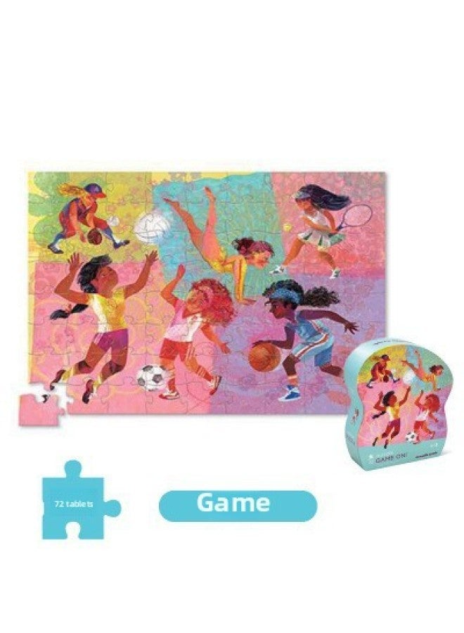 【Clearance】 American Crocodile Creek Crocodile Valley Puzzle Collection-Color:72 Game On - Image 1
