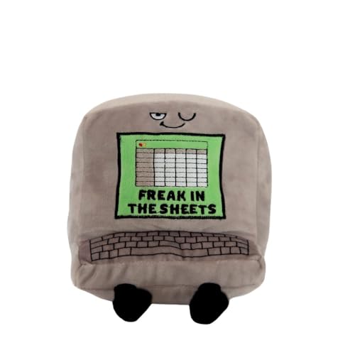 Punchkins Hilarious Plushie Funny Collectible for Adults Unique Desk Decor Gag Gift for Grown Ups Freak in The Sheets Gray - Image 1