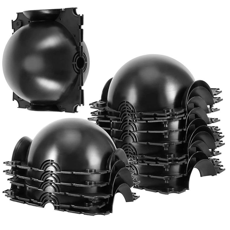 JAPCHET 15 Pack 47 Inch Large Plant Root Growing Box Reusable Air Layering Pods High Pressure Propagation Plastic Grafting Box Tree Rooting Ball Device for Plants DamageFree Growing Breeding