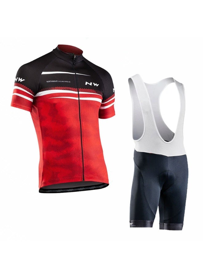 KUYING GR New Summer Outdoor Sunscreen Moisture Absorption Quick Drying Bicycle Women's Cycling Clothing Set  - Image 1