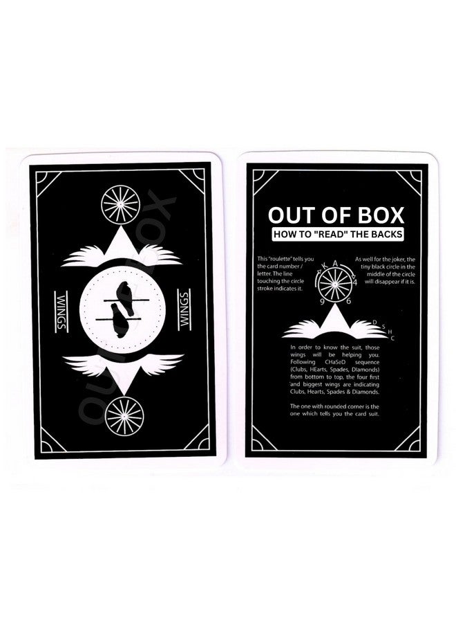 Out Of Box Magic Spy Playing Cards Secret Trick Password for Every Card Best for Flash Game, Teen Patti, Rummy, Paplu, Magic Shows_WB (Pack of 1) - Image 1