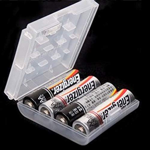 SHOPEE BRANDED 4pcs Clear Case Cover Holder AA/AAA 4 cell Battery Storage Box - Image 4