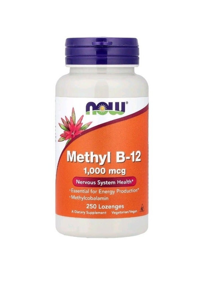now B-12 1000 mcg 250 Lozenges - Image 1