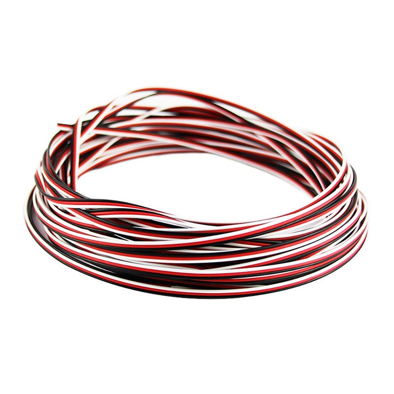 OliYin 50 feet 22AWG Servo Cable 3p Line for Futaba JR RC Servo Hobby Model Aircraft Model Wiring 60 corex008mm - Image 2