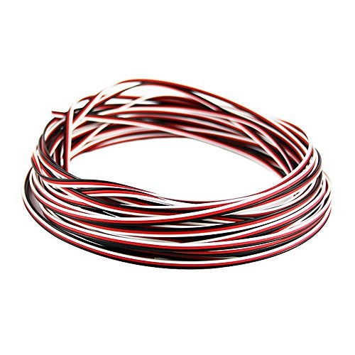 OliYin 50 feet 22AWG Servo Cable 3p Line for Futaba JR RC Servo Hobby Model Aircraft Model Wiring 60 corex008mm - Image 1