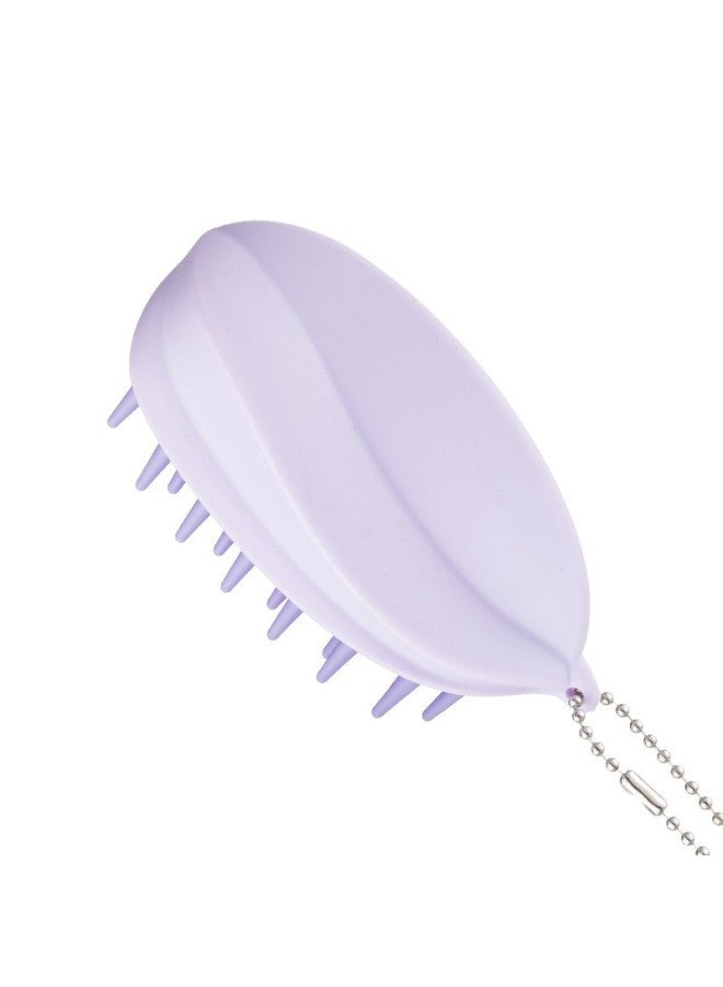 Style Wet And Dry Carambola Silicone Shampoo Brush To Clean Scalp For Men And Women With Co Teeth And Soft Teeth Massage Shampoo Brush