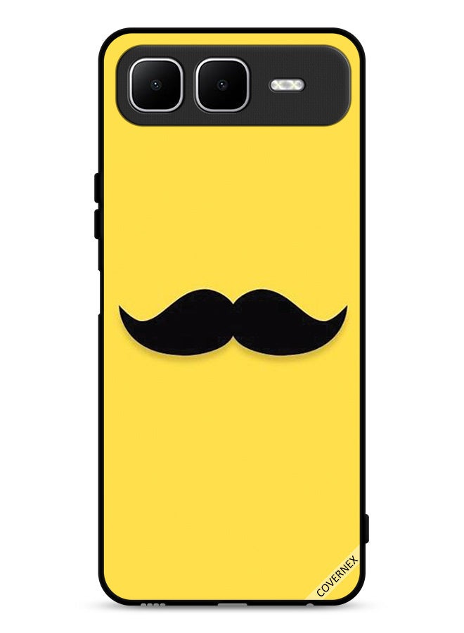 Covernex Infinix Smart 10 Plus Protective Case Cover Mustache Clip Art