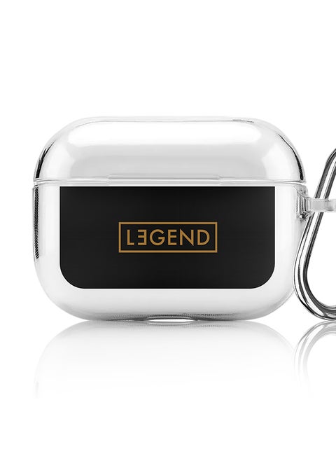 Classic Clear printed Case for Apple AirPods Pro 2nd Generation Thin Transparent Cover [Designed for Apple AirPods Pro 2nd Generation] - Legend