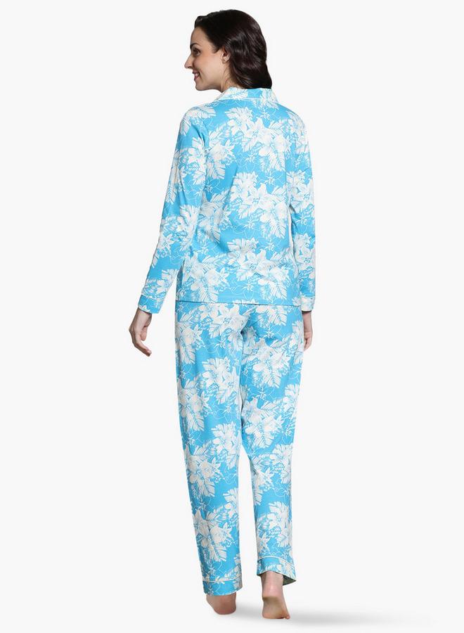 Zivame Floral Print Pyjama Set - Image 3