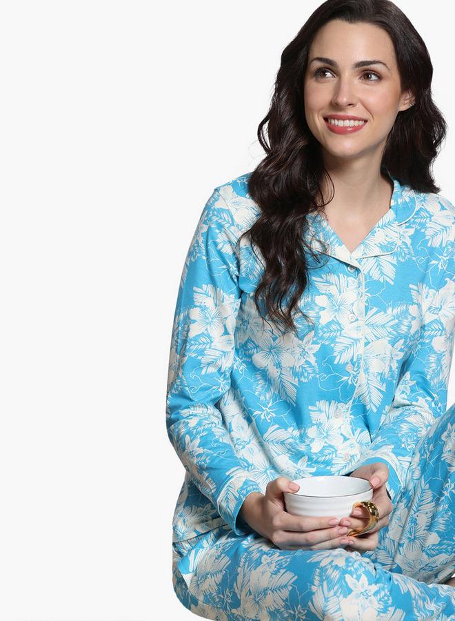 Zivame Floral Print Pyjama Set - Image 4