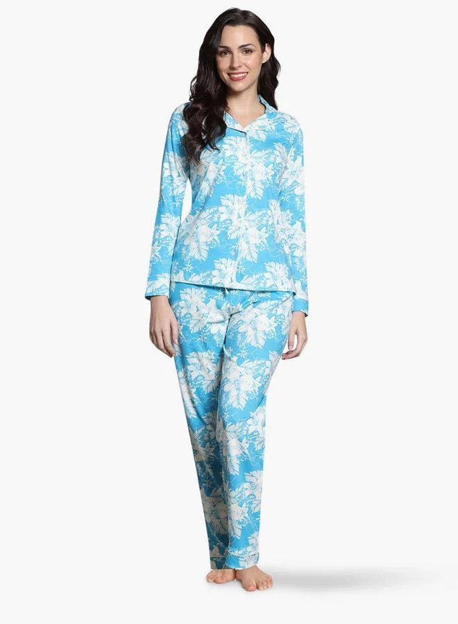 zivame Zivame Floral Print Pyjama Set