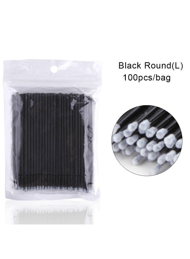 Generic 100Pcs/Bag Disposable Microbrush Eyelash Extension Individual Lash Removing Swab Micro Brush Glue Clean Makeup Applicator Tools