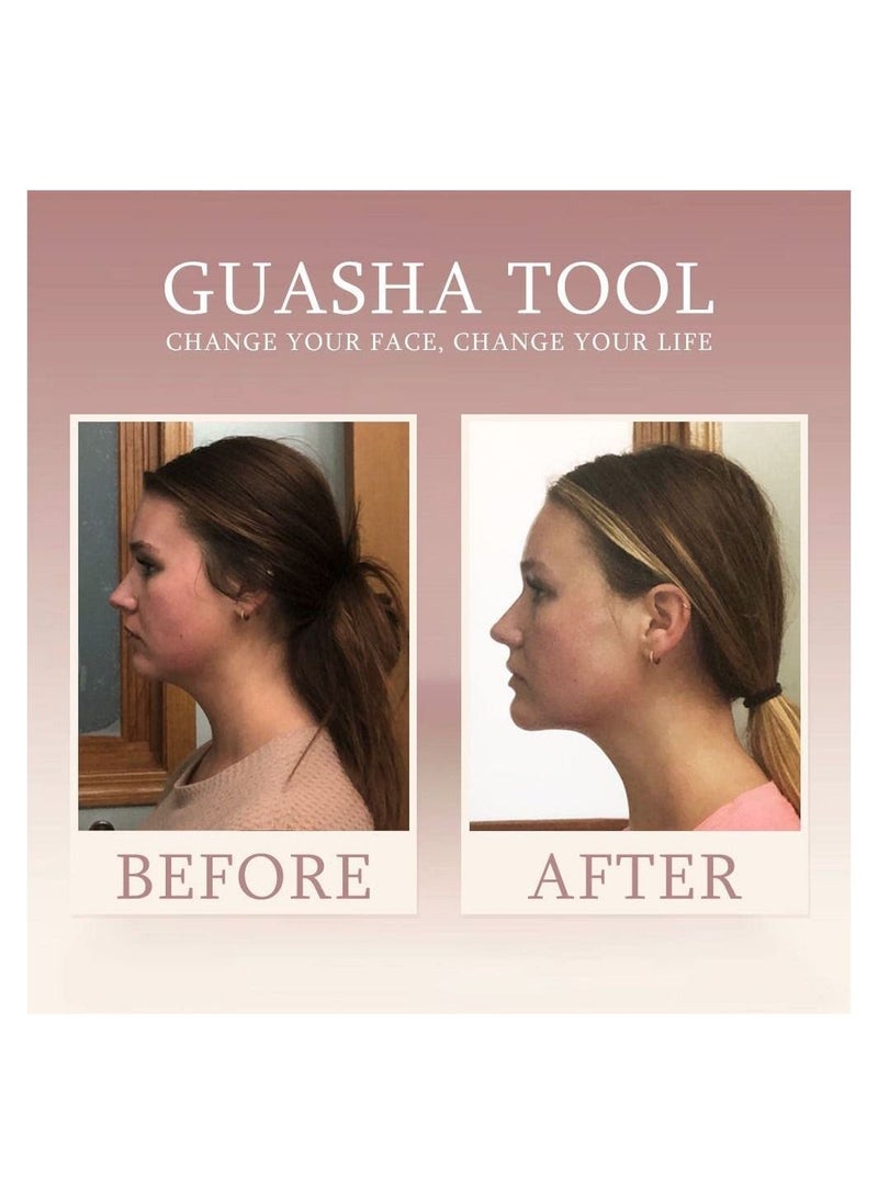 ORiTi - Rose Quartz Gua Sha Tool Asian BeautyAuthentic Genuine Rose Quartz - Image 1