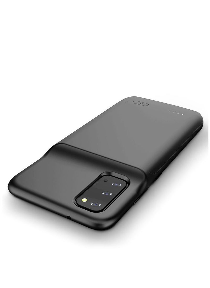 Womdee - Battery Case for Samsung Galaxy S20 Plus, 6000mAh Rechargeable Portable Charger Case Extended Charging Case Protective Backup Power Case for Samsung Galaxy S20 Plus 6.7 inch Black - Image 1