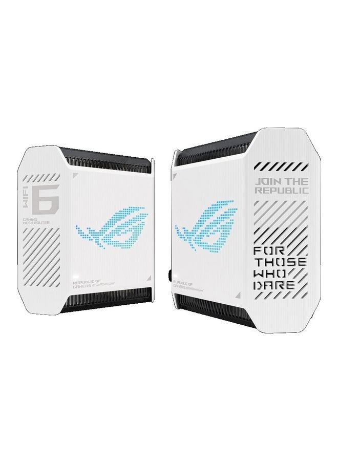 ASUS ROG Rapture GT6 WiFi 6 Mesh System - 2 Pack - AX10000 White - Image 1