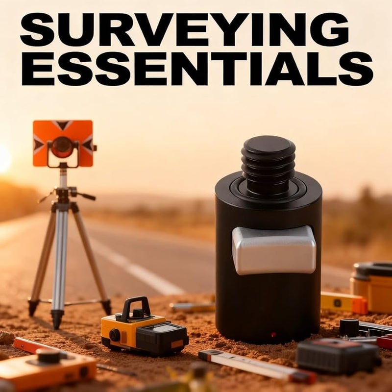 محول قطب المسح من سبائك الألومنيوم 5 8x11 خيط موصل منشور GPS للاستخدام مع RTK - Image 4