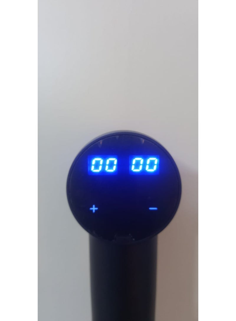 Generic High Quality Deep Tissue Massager Imported 5 Massage Heads Rotary Switch Facial Gun  - Image 2