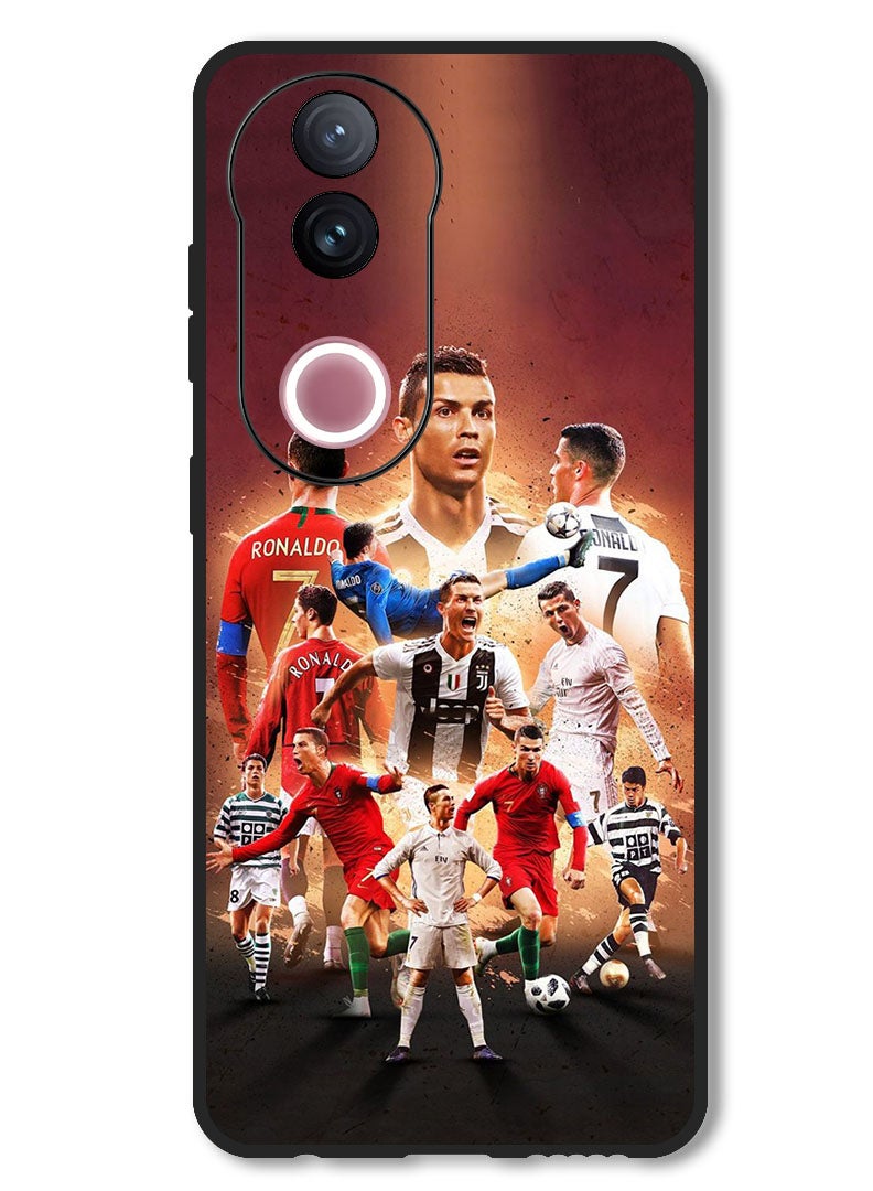 Theodor Case Compatible with Vivo V50 Protection Shockproof Bumper Cover Ronaldo (8) - Image 1