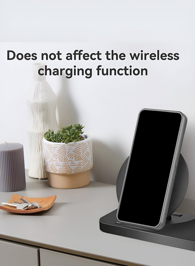 دبليو تيك غطاء حماية هاتف نوتينج CMF Phone 2 Pro 5G 2025 من السيليكون المرن TPU والكمبيوتر الشخصي، مقاوم للصدمات - رمادي - Image 3