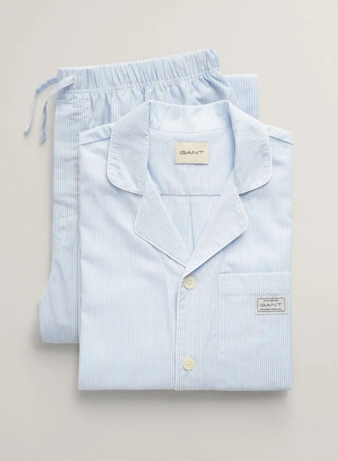 GANT Gant Stripe Pajama Set Shirt And Pants