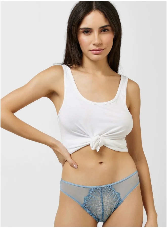 La Senza High Leg  Strap Detail Brief