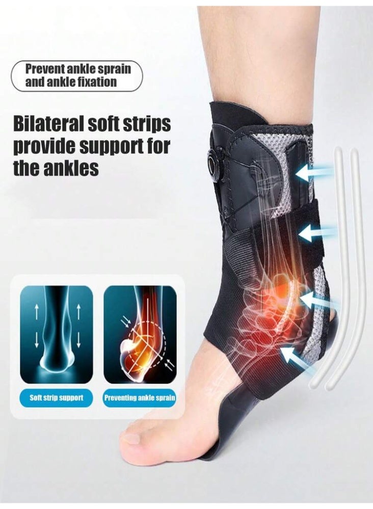 Bukela 1pc Ankle Sprain Protection Sleeve, Ankle Joint Support Stabilizer, Arch Support Brace, Sports Ankle Brace - Image 4