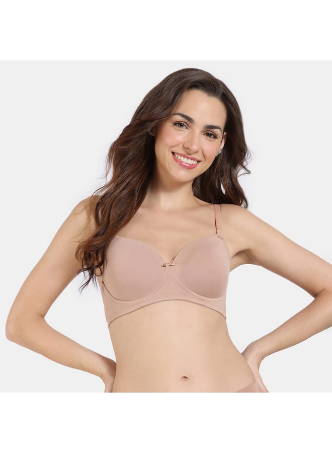 زيفامي صدريّة بالكونيت سادة بمشبك إغلاق من زيفامي - Image 1