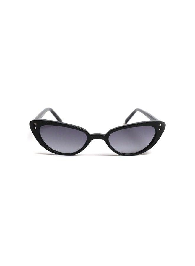 Leia Marilyn Sunglasses, UV Protection Unisex Sunglasses with Unique Grey Lightweight Acetate Cat-eye Shape Frame and Grey Lens Color, (Z.103716.16660076741220126) - Image 1