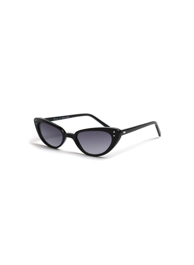 Leia Marilyn Sunglasses, UV Protection Unisex Sunglasses with Unique Grey Lightweight Acetate Cat-eye Shape Frame and Grey Lens Color, (Z.103716.16660076741220126) - Image 2