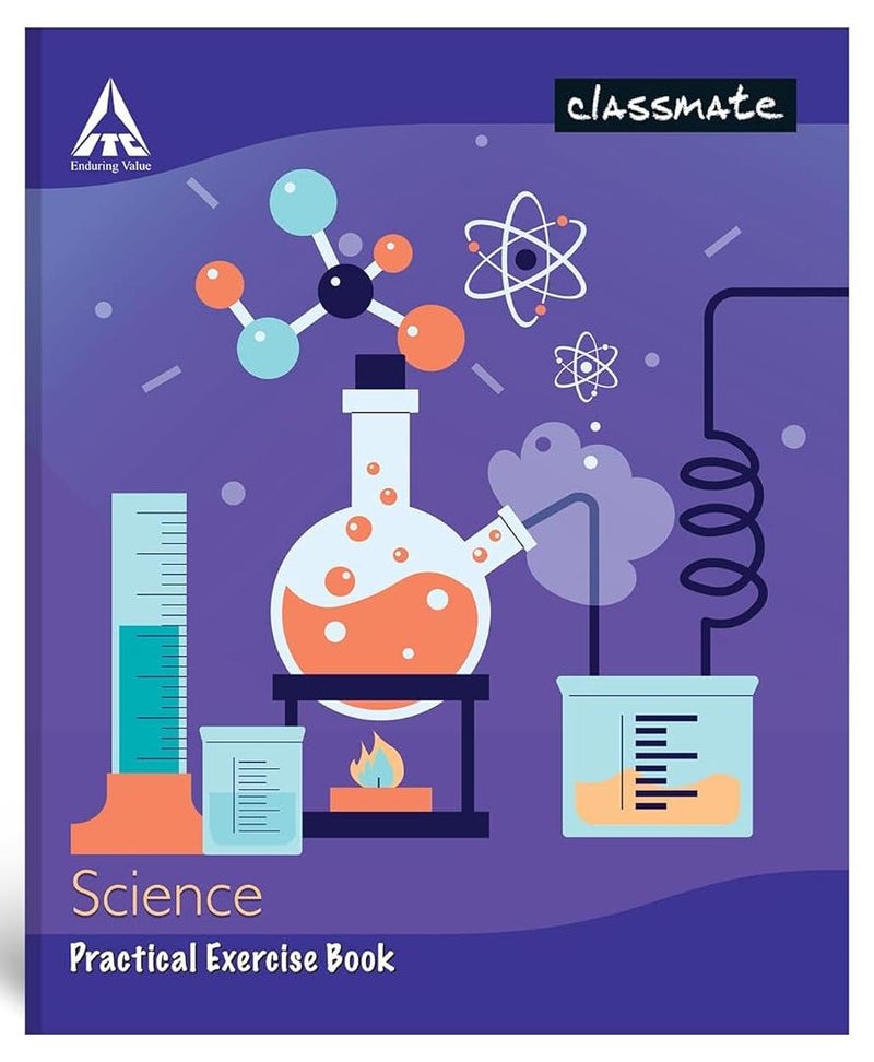 classmate Practical Notebook - 26.5 X 21.5 cm, Hard Cover, 116 Pages, Single Line - Pack of 6 - Image 1