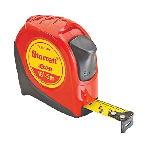 Starrett Starrett Exact Retractable Imperial/Metric Pocket Tape Measure with Nylon Coating, Self Adjusting End Hook, and Steel  - Image 2