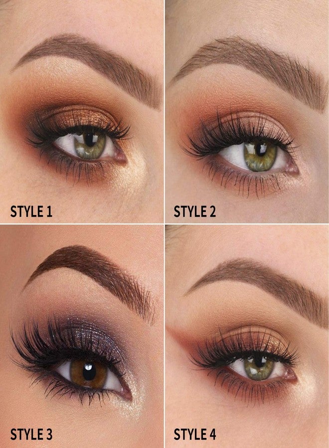 DYSILK Mink Lashes Fake Eyelashes - False Eyelashes Natural Look 16 Pairs 6D Lash 4 Styles Mixed Long Faux Fluffy Crossed Dramatic Lashes False Lashes Soft Reusable Handmade Wispy Eyelashes| No Glue - Image 5