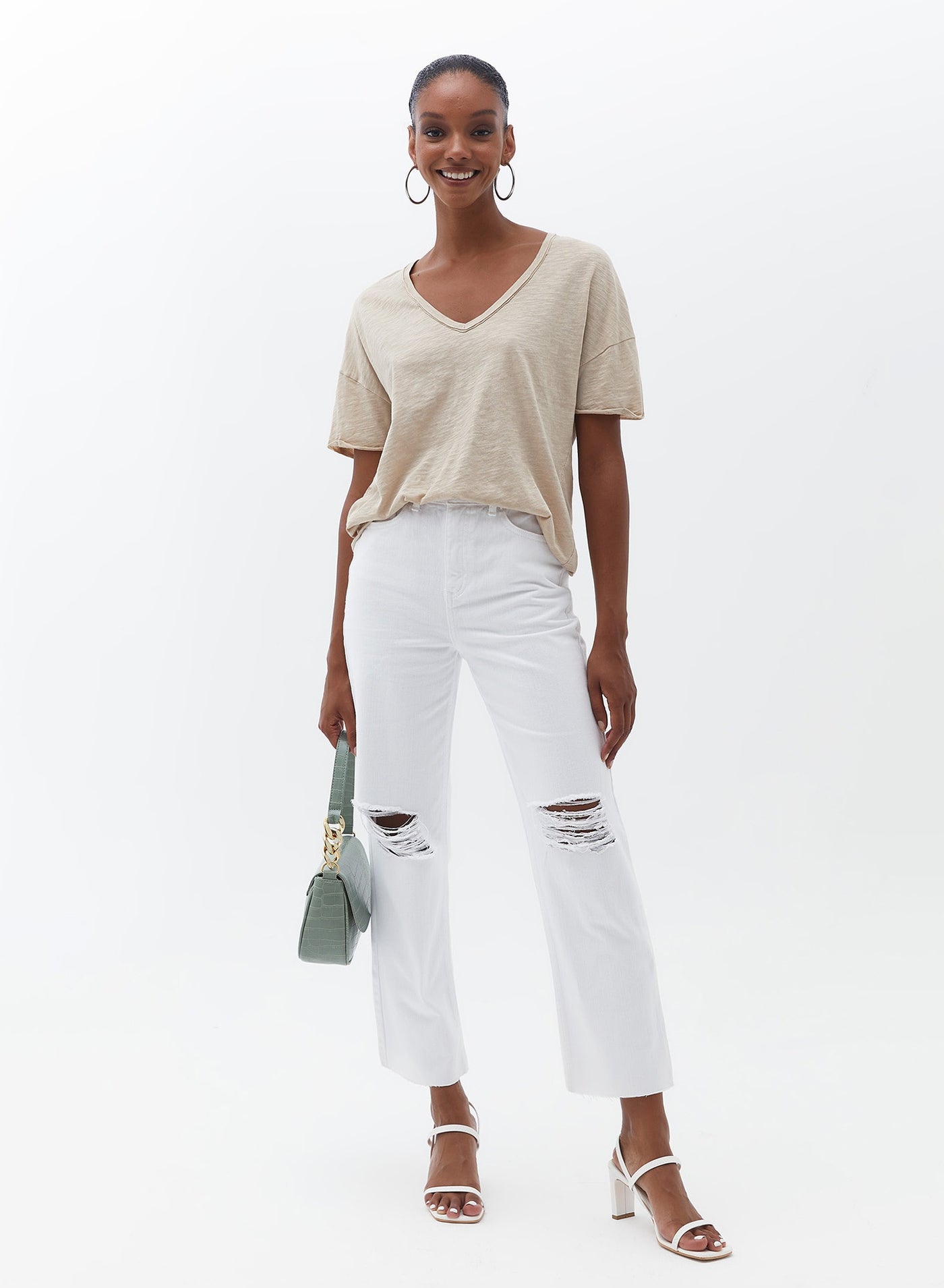 Ultra High Rise Straight Fit Pants