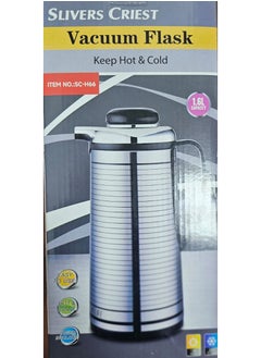 SLIVERS CRIEST Vacuum Flask - Coffee Heat Insulated Thermos 1.6L for Keeping Hot/Cold Long Hour Heat/Cold Retention, Multi-Walled Vacuum for Coffee, Hot Water, Tea, Beverage  - Image 5