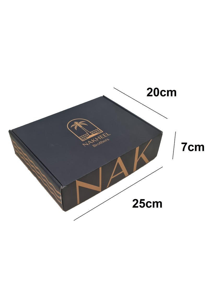 nak Pack of 12 Thick Durable Gift Packing Boxes 25x20x7cm - Image 3
