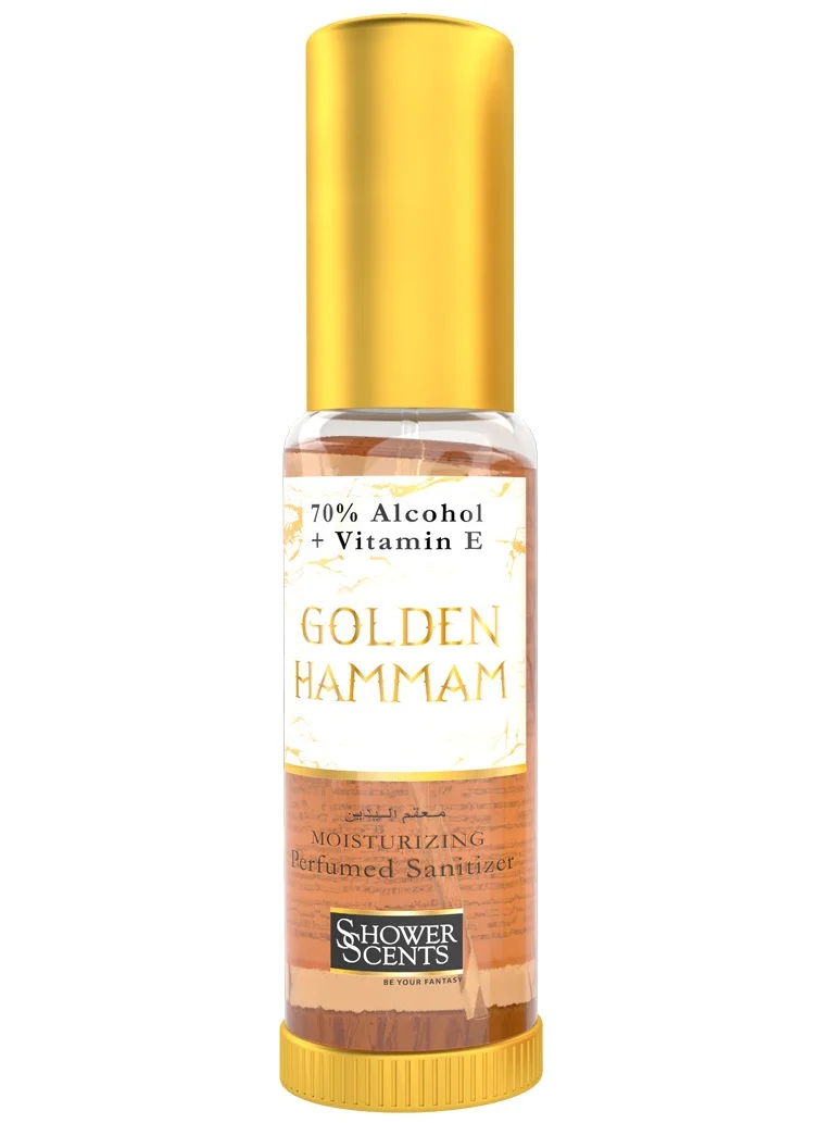 Shower Scents Shower Scents Golden Hammam Mositurizing Perfumed Hand Sanitizer Spray 30ml