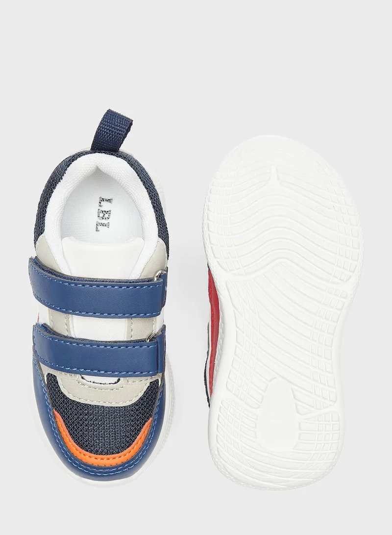 LBL by Shoexpress Kids Low Top Velcro Sneakers