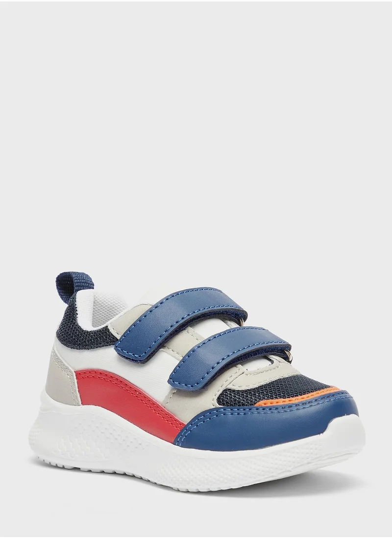 LBL by Shoexpress Kids Low Top Velcro Sneakers