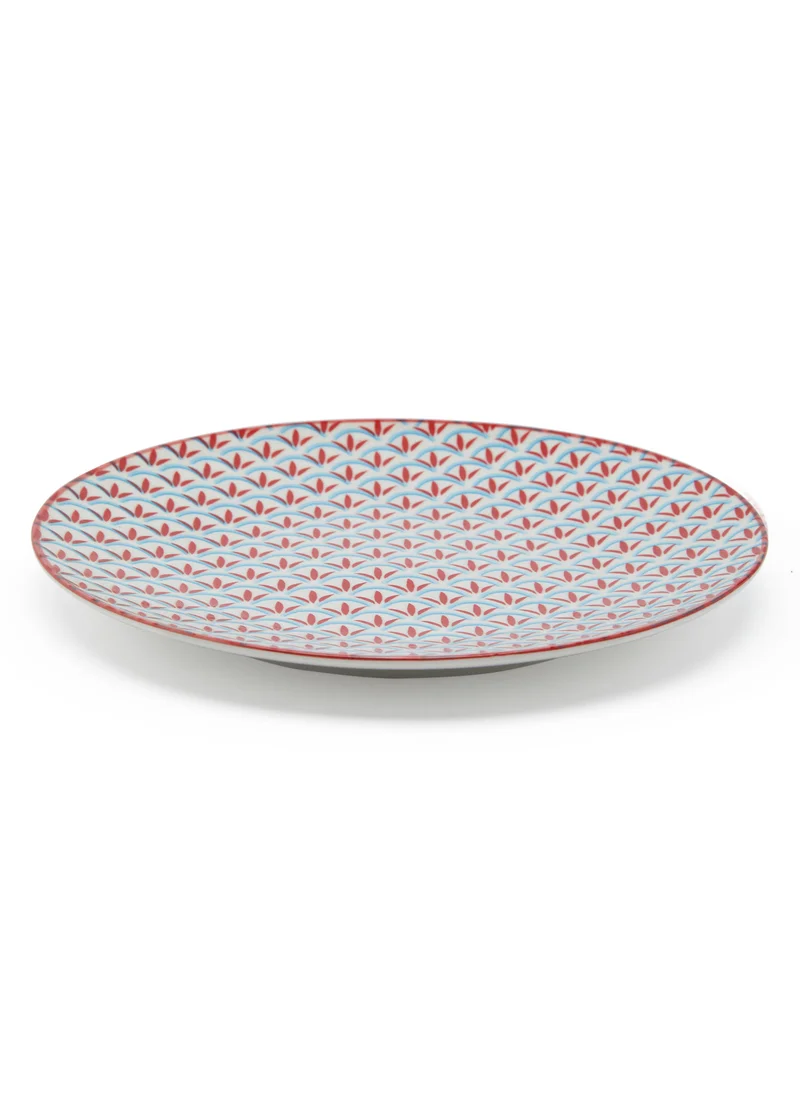 سيمبلي كيتشن Floral Mm Reverse Embossed Tile Ceramic Side Plate