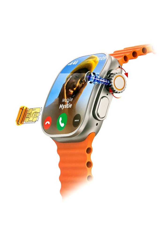 Telzeal Smart Watch TC41 4G Sim Curved Screen - Image 4