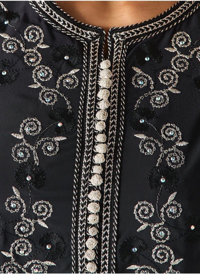Hadiyath Al Madinah - HM- Embroidered Jalabiya - Image 1