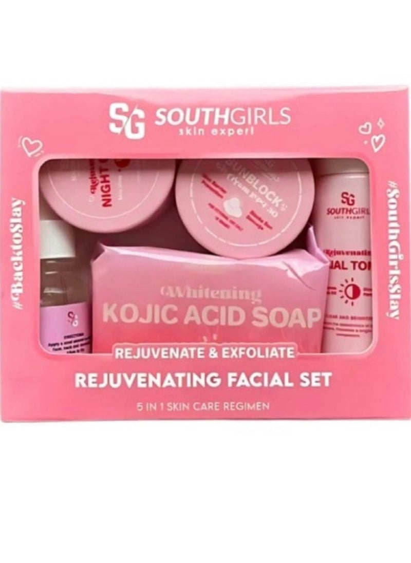 SOUTHGIRLS skin expert REJUVENATING FACIAL SET(5IN1 SKIN CARE REGIMEN) - pzsku/ZB86170D3BC78BA20B7B1Z/45/_/1739197523/130bd206-5ff4-434f-9443-09cc16283788