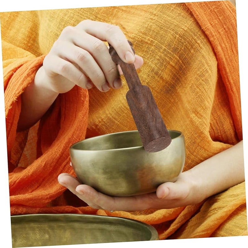 Singing Bowl Lifter Tool Set with Rubber Mallet for Easy Lifting - Image 4