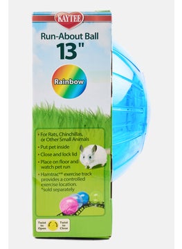 Kaytee Run-About Ball Animal Silent Spinner 13 Inch Wheel, Assorted  - Image 3