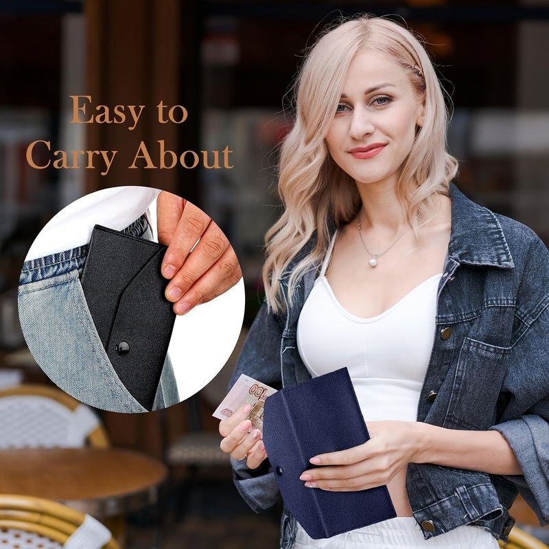 2 Pcs Light Green Cash Envelope Wallet Faux Leather Reusable Budget Envelopes Waterproof System For Organizing Money And Check Multiple Colors - Image 5